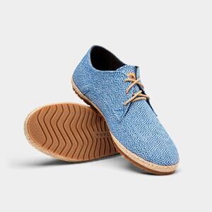 Patara Nomad Lace-Up Espadrille Shoe Taj Blue Diamond Pattern Men’s Size 12